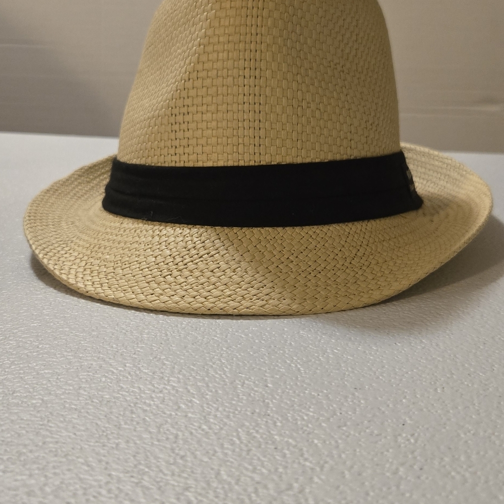 Panama Jack Straw Fedora Hat Medium - Picture 2 of 5